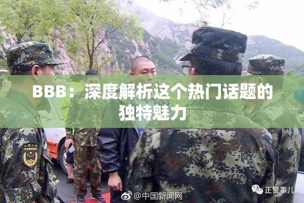 BBB：深度解析这个热门话题的独特魅力