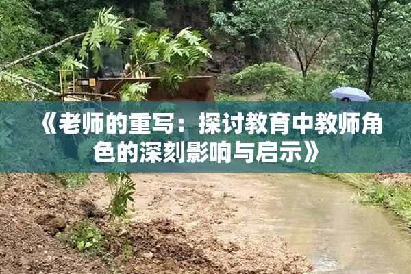 《老师的重写：探讨教育中教师角色的深刻影响与启示》