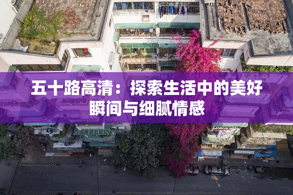 五十路高清：探索生活中的美好瞬间与细腻情感