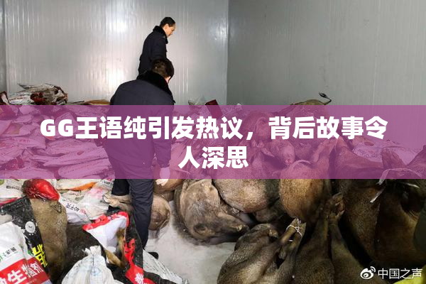 GG王语纯引发热议，背后故事令人深思