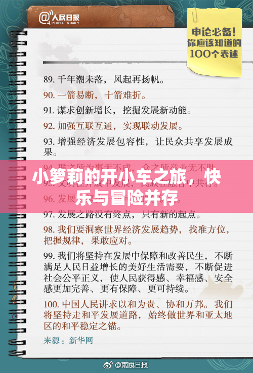 小箩莉的开小车之旅，快乐与冒险并存