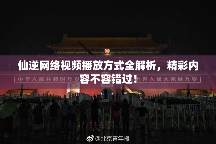 仙逆网络视频播放方式全解析，精彩内容不容错过！