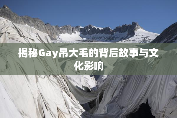 揭秘Gay吊大毛的背后故事与文化影响
