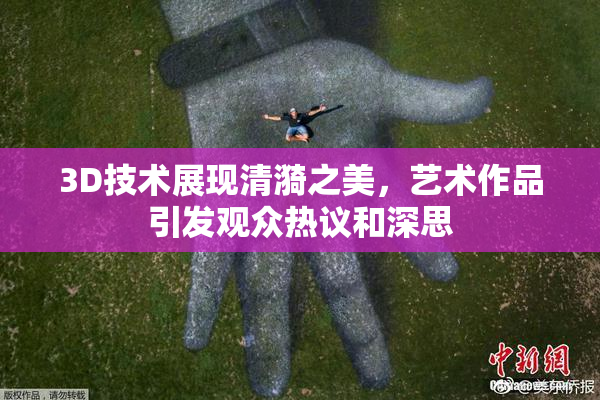 3D技术展现清漪之美，艺术作品引发观众热议和深思