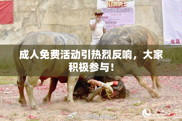 成人免费活动引热烈反响，大家积极参与！