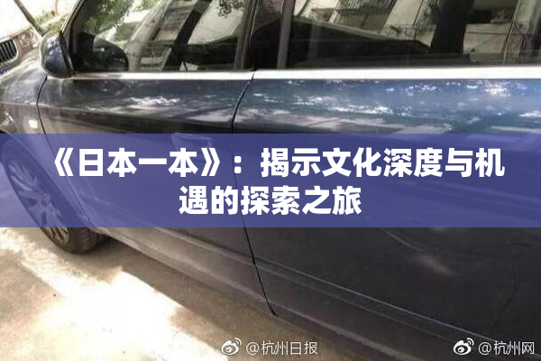 《日本一本》：揭示文化深度与机遇的探索之旅