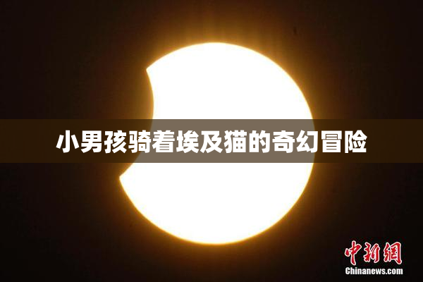 小男孩骑着埃及猫的奇幻冒险