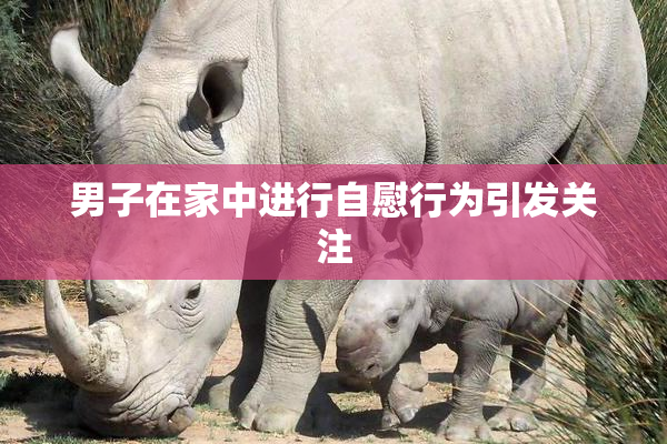 男子在家中进行自慰行为引发关注
