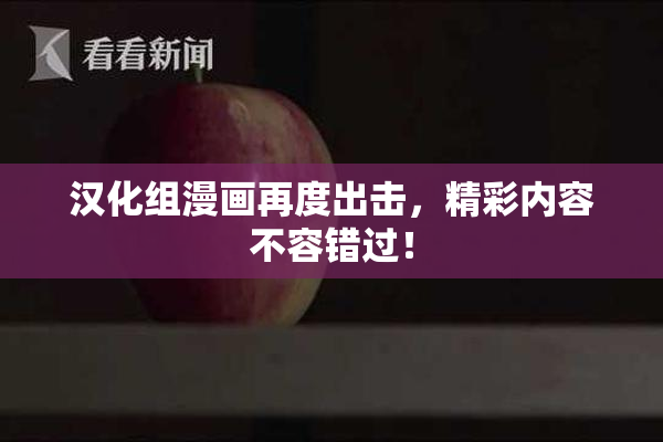 汉化组漫画再度出击，精彩内容不容错过！
