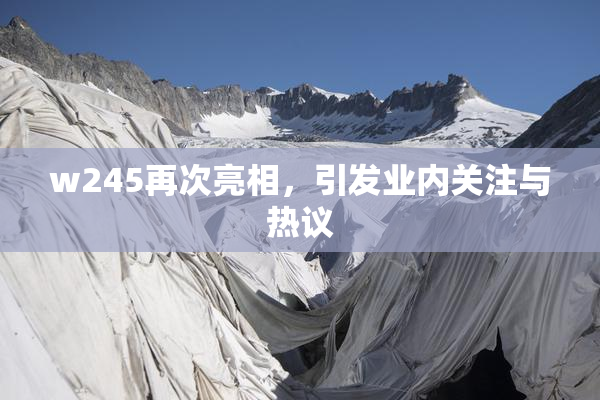 w245再次亮相，引发业内关注与热议