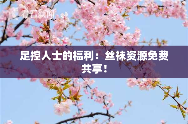 足控人士的福利：丝袜资源免费共享！