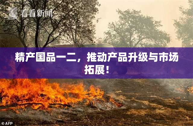 精产国品一二，推动产品升级与市场拓展！
