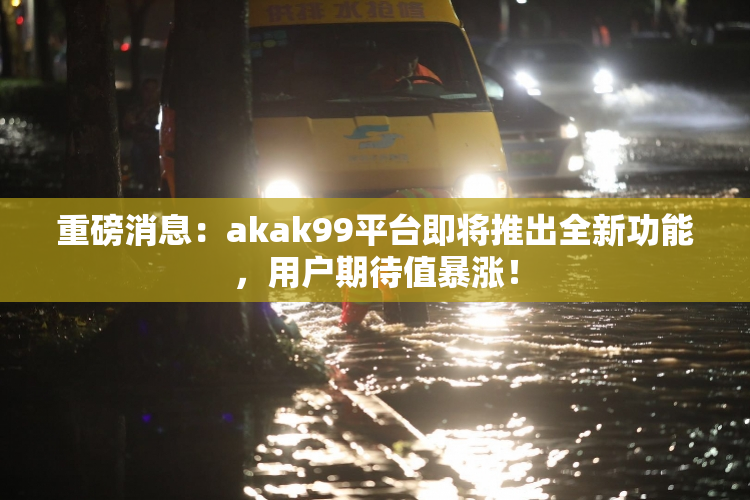 重磅消息：akak99平台即将推出全新功能，用户期待值暴涨！
