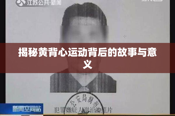 揭秘黄背心运动背后的故事与意义