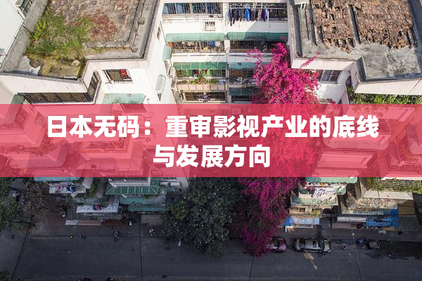 日本无码：重审影视产业的底线与发展方向