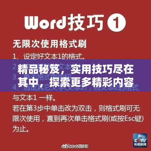 精品秘笈，实用技巧尽在其中，探索更多精彩内容！