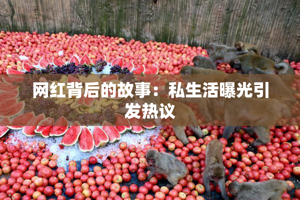 网红背后的故事：私生活曝光引发热议