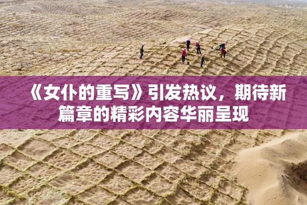 《女仆的重写》引发热议，期待新篇章的精彩内容华丽呈现