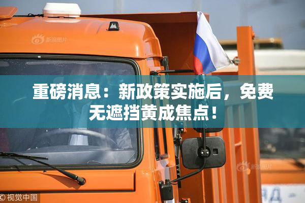 重磅消息：新政策实施后，免费无遮挡黄成焦点！