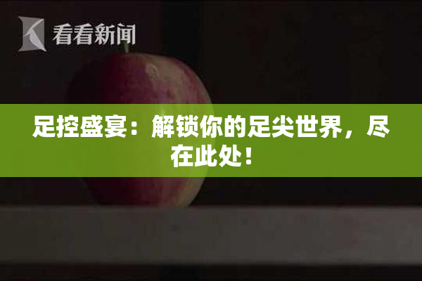 足控盛宴：解锁你的足尖世界，尽在此处！