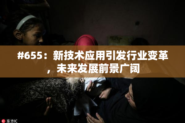 #655：新技术应用引发行业变革，未来发展前景广阔