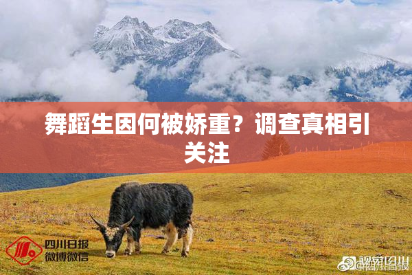 舞蹈生因何被娇重？调查真相引关注