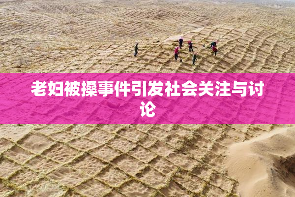 老妇被搡事件引发社会关注与讨论