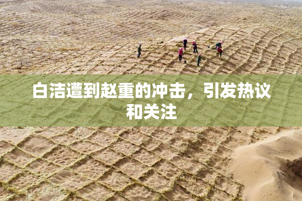 白洁遭到赵重的冲击，引发热议和关注