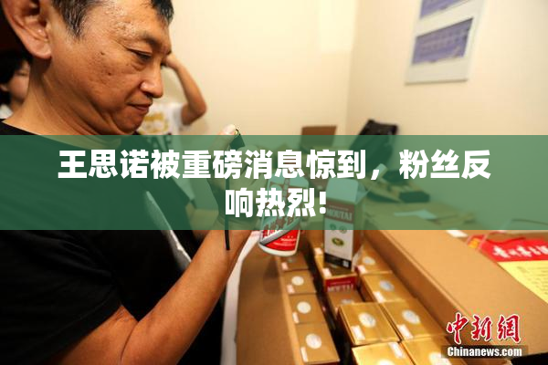 王思诺被重磅消息惊到，粉丝反响热烈!