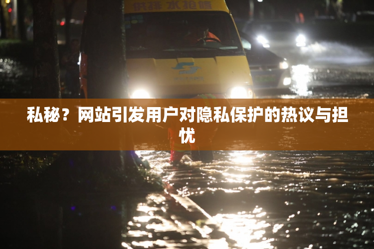 私秘？网站引发用户对隐私保护的热议与担忧