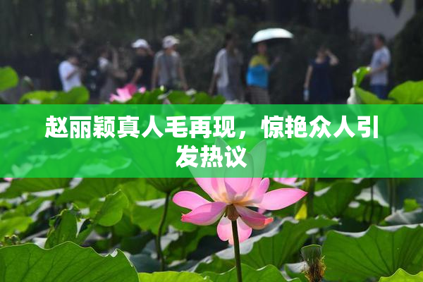 赵丽颖真人毛再现，惊艳众人引发热议