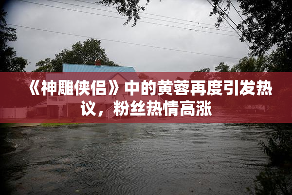 《神雕侠侣》中的黄蓉再度引发热议，粉丝热情高涨