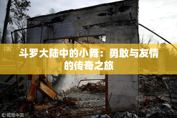 斗罗大陆中的小舞：勇敢与友情的传奇之旅