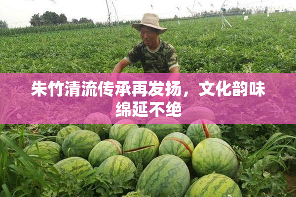 朱竹清流传承再发扬，文化韵味绵延不绝