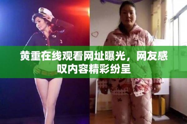 黄重在线观看网址曝光，网友感叹内容精彩纷呈
