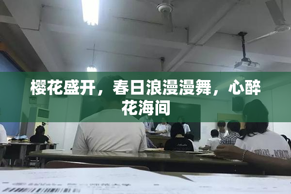 樱花盛开，春日浪漫漫舞，心醉花海间