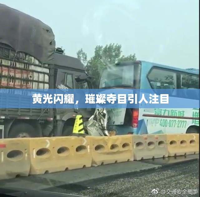 黄光闪耀，璀璨夺目引人注目