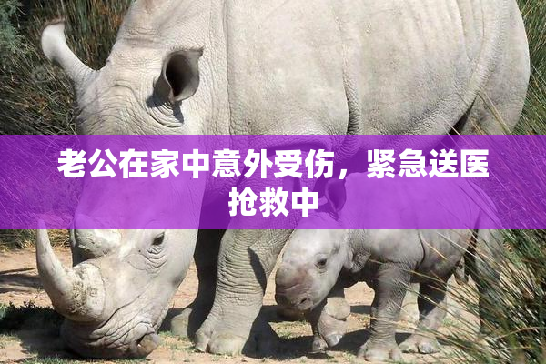老公在家中意外受伤，紧急送医抢救中