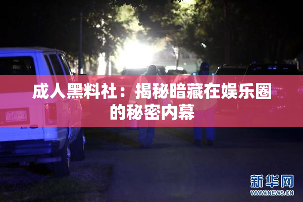 成人黑料社：揭秘暗藏在娱乐圈的秘密内幕