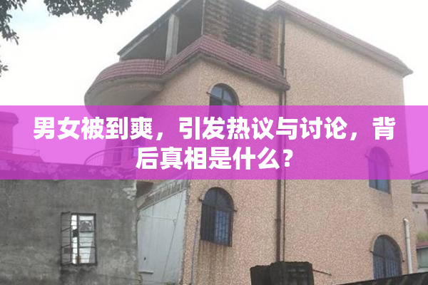 男女被到爽，引发热议与讨论，背后真相是什么？