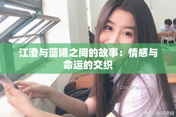 江澄与蓝曦之间的故事：情感与命运的交织