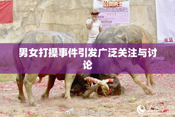 男女打搡事件引发广泛关注与讨论