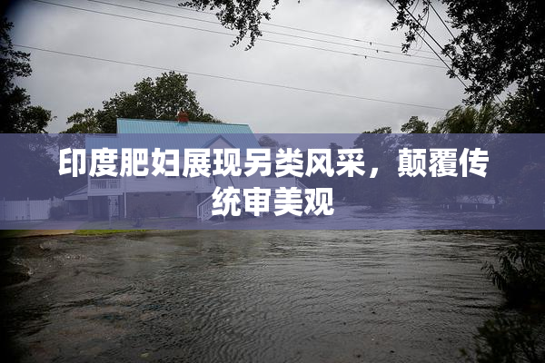 印度肥妇展现另类风采，颠覆传统审美观