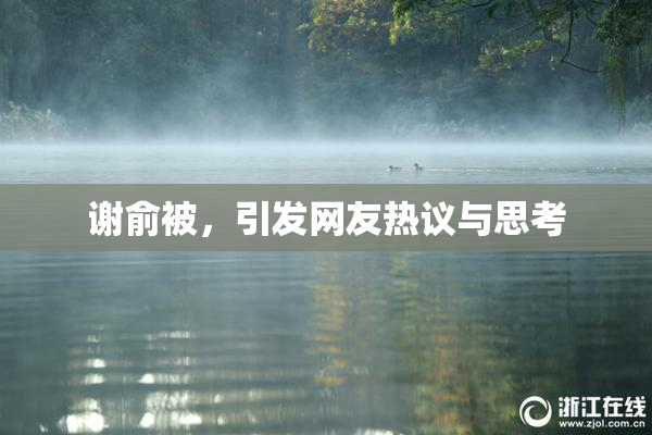 谢俞被，引发网友热议与思考