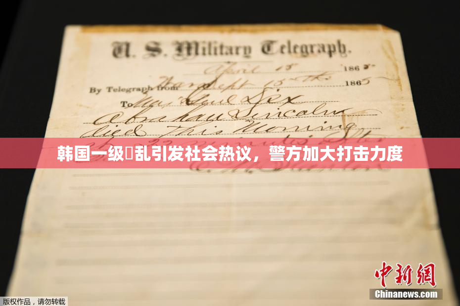 韩国一级婬乱引发社会热议，警方加大打击力度