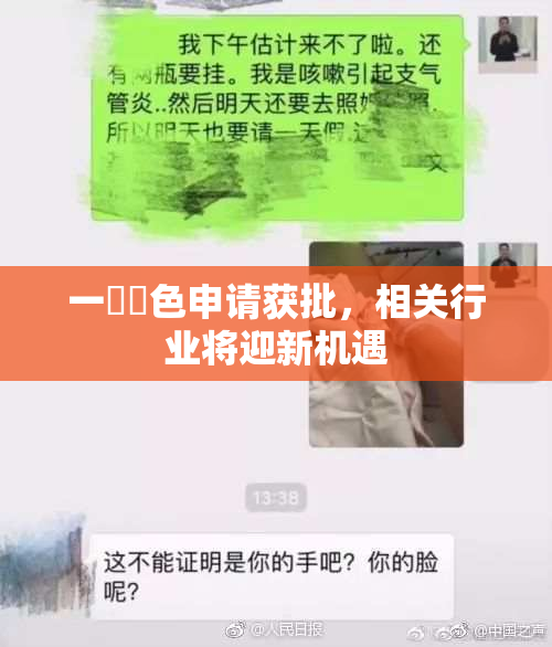 一級黃色申请获批，相关行业将迎新机遇