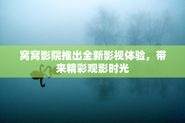 窝窝影院推出全新影视体验，带来精彩观影时光