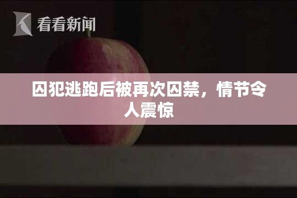 囚犯逃跑后被再次囚禁，情节令人震惊