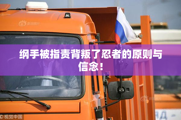 纲手被指责背叛了忍者的原则与信念！