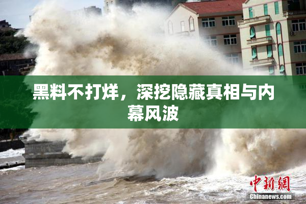 黑料不打烊，深挖隐藏真相与内幕风波